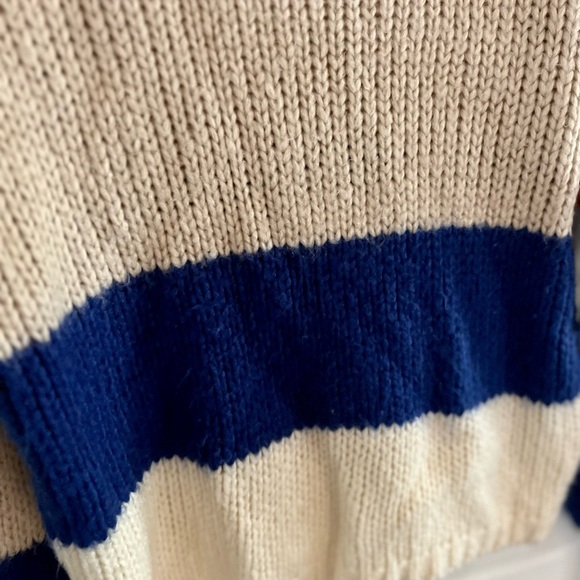 PAPER CRANE Color Block Sweater, Size M - Picture 5 of 7